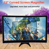 10/12 Inch/Phone Screen 3D HD Magnifier Movie Video Amplifier Holder Enlarger Screen Smart Phone Magnifying Curved Screen