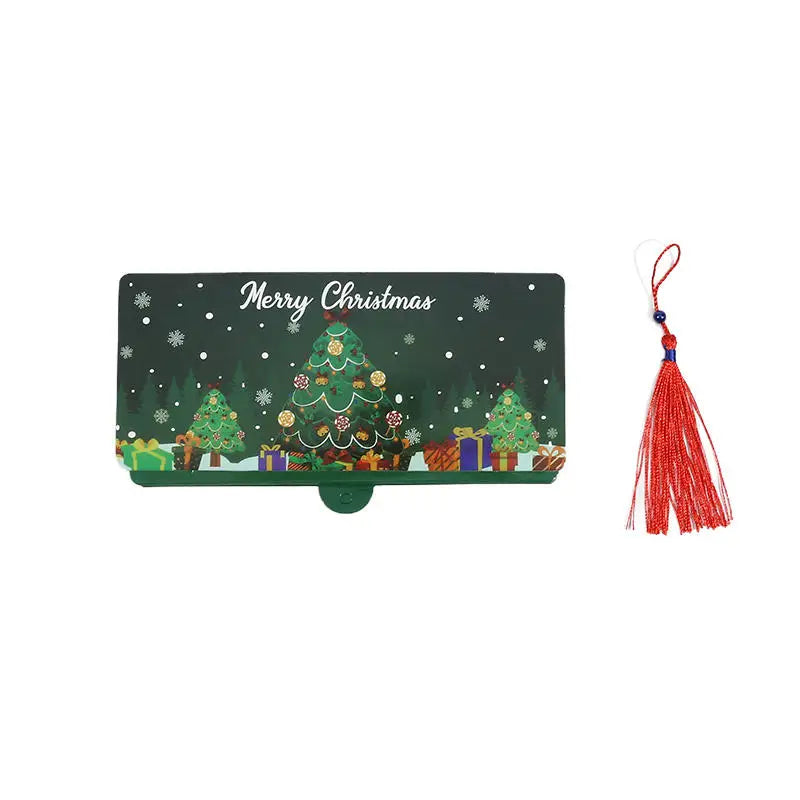 Christmas Money Holder Wallet Red Envelope Christmas Gift Envelope Greeting Card Creative Birthday Folding Cash Holder For Kids