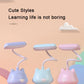 Creative Cute Cat Flexible Led Study Desk Lamp with Phone Holder Bedside Color Adjust Table Lamp for Kids Student Room