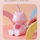 Creative Cute Cat Flexible Led Study Desk Lamp with Phone Holder Bedside Color Adjust Table Lamp for Kids Student Room